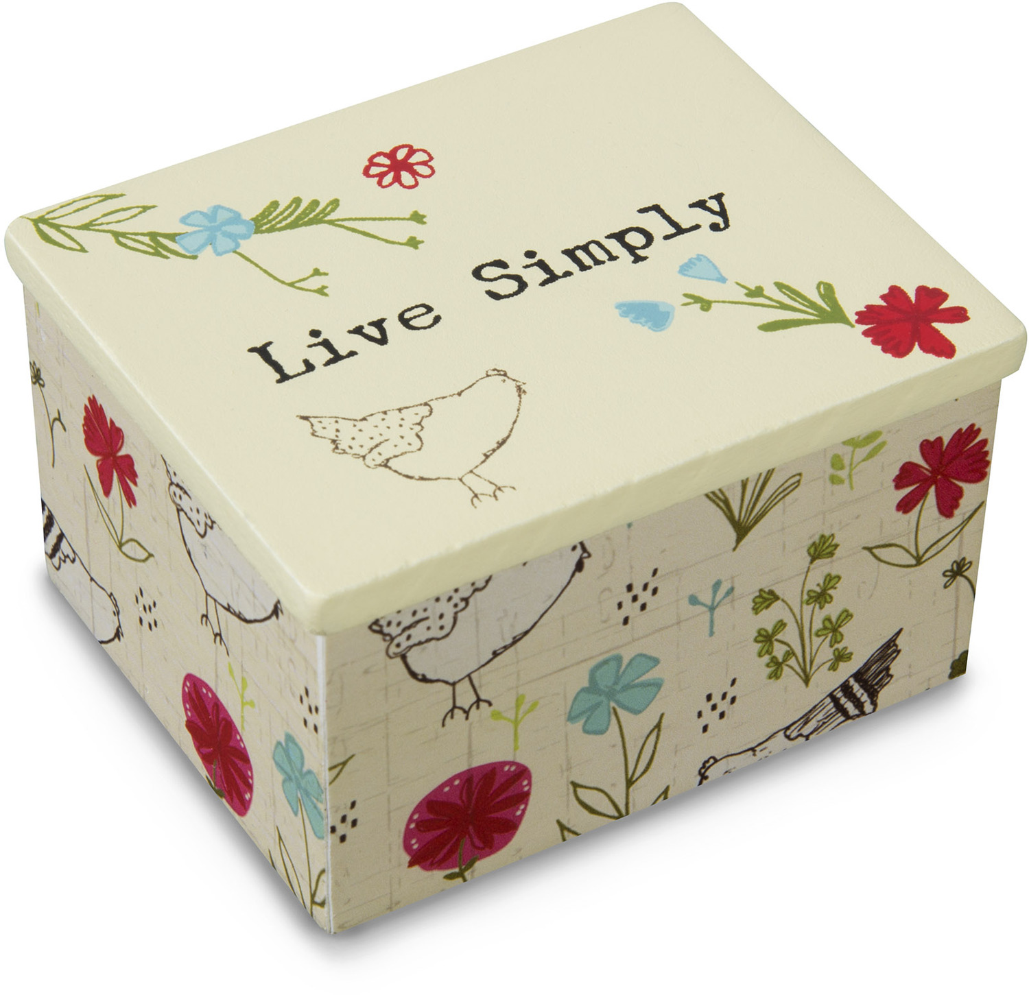 Live Simply by Live Simply by Amylee - Live Simply - 2" x 2.25" MDF Keepsake Box