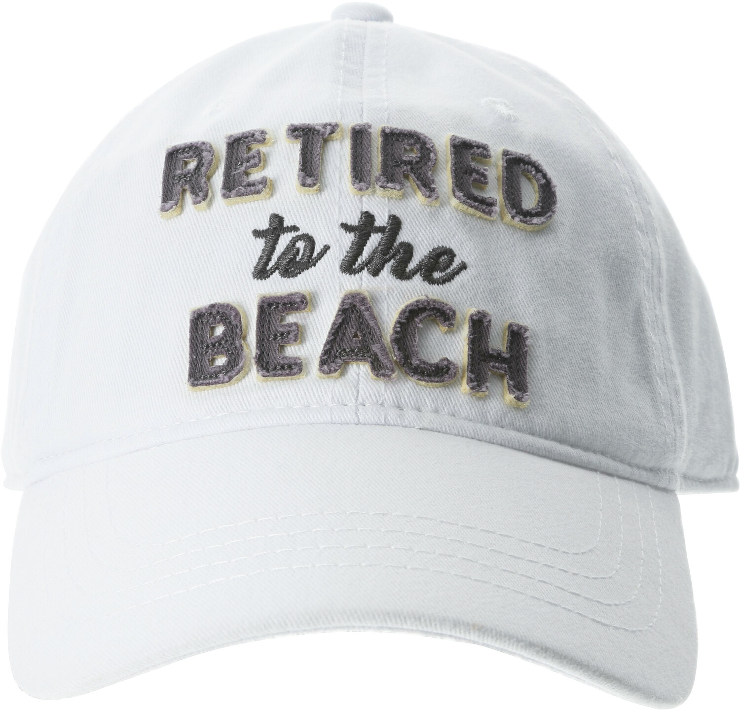 Beach by Retired Life - Beach - White Adjustable Hat