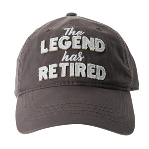 The Legend by Retired Life - Gray Adjustable Hat