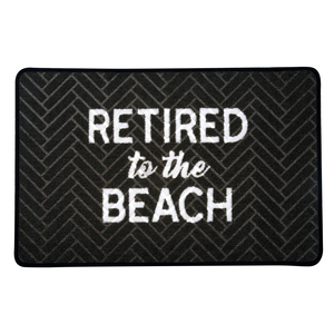 Beach by Retired Life - 27.5" x 17.75"   Floor Mat