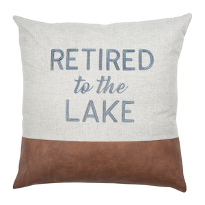 Lake by Retired Life - 18" Pillow
