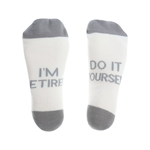 Do It Yourself by Retired Life - M/L Cotton Blend Sock