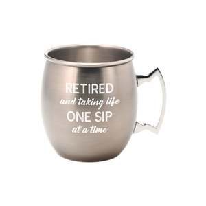 One Sip by Retired Life - 20 oz Stainless Steel Moscow Mule