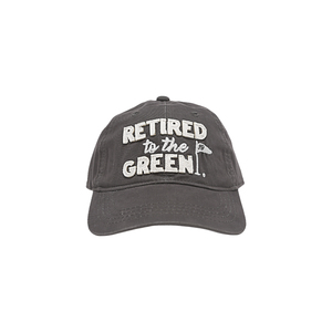 Green by Retired Life - Gray Adjustable Hat