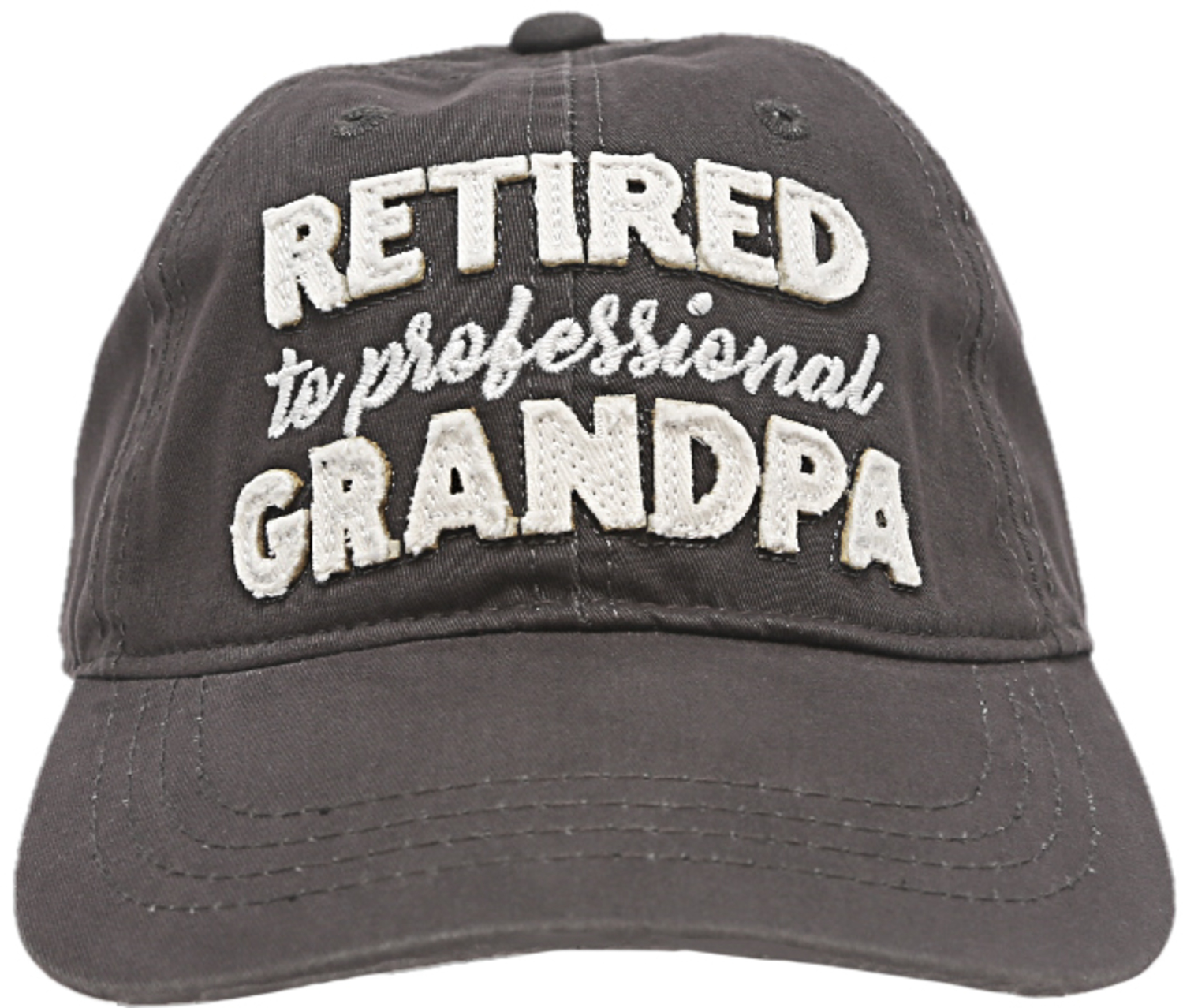Professional Grandpa by Retired Life - Professional Grandpa - Gray Adjustable Hat