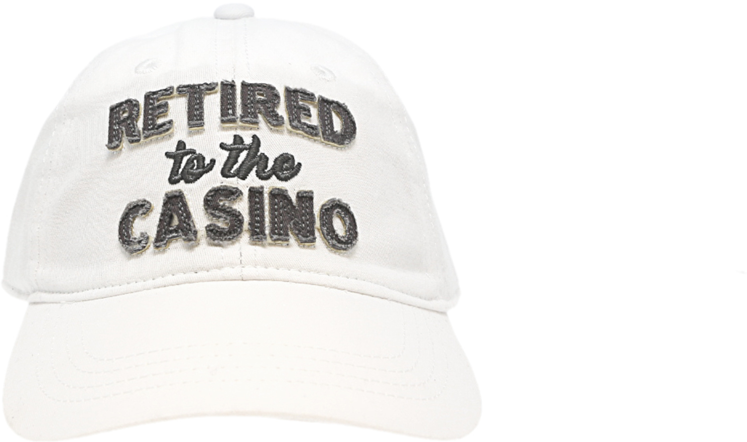 Casino by Retired Life - Casino - White Adjustable Hat