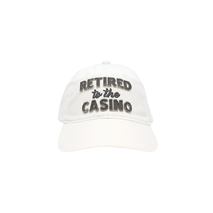 Casino by Retired Life - White Adjustable Hat