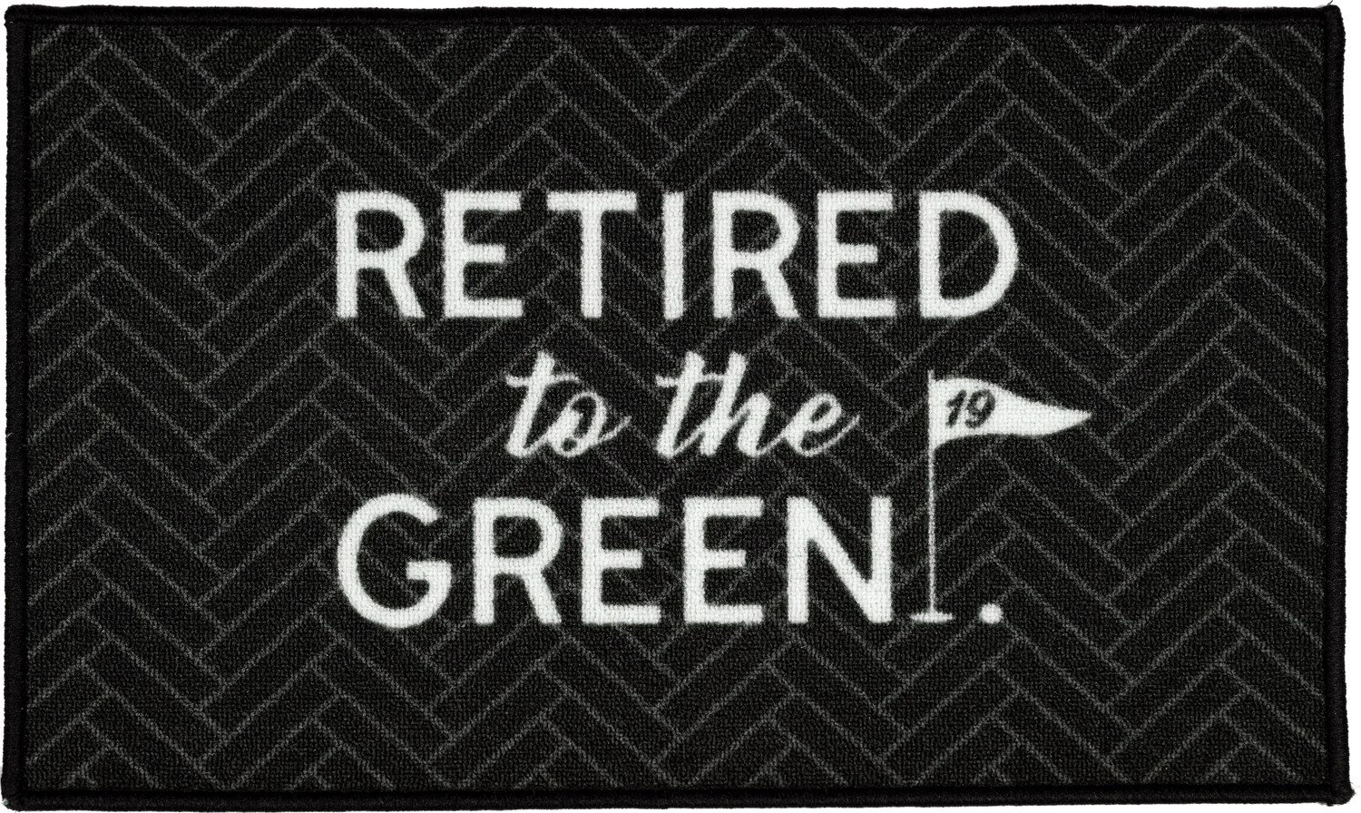Green by Retired Life - Green - 27.5" x 17.75" Floor Mat
