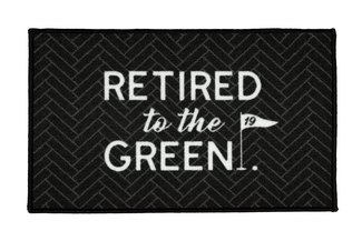 Green by Retired Life - 27.5" x 17.75" Floor Mat