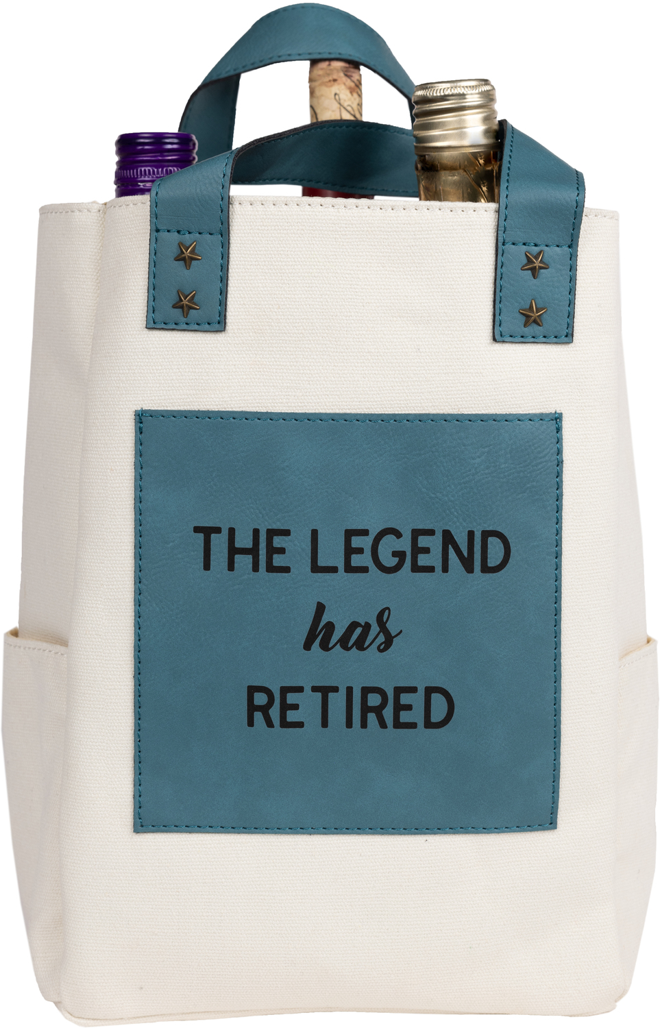 Legend by Retired Life - Legend - Large Canvas Bottle Gift Bag