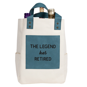 Legend by Retired Life - Large Canvas Bottle Gift Bag
