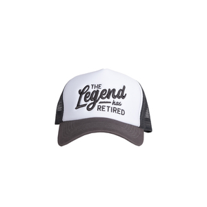 Legend by Retired Life - Dark Gray Adjustable Trucker Hats