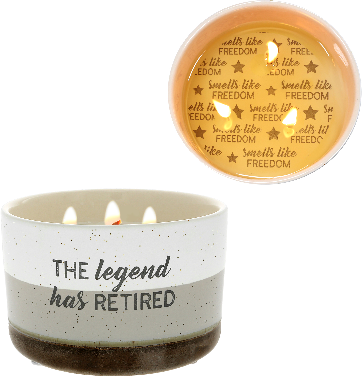 The Legend by Retired Life - The Legend - 12 oz - 100% Soy Wax Reveal Triple Wick Candle
Scent: Tranquility