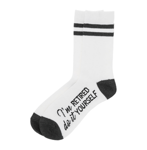 Do It Yourself by Retired Life - S/M Crew Socks