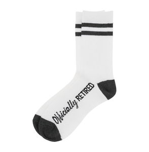 Officially Retired by Retired Life - S/M Crew Socks