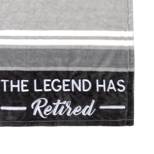 Legend has Retired by Retired Life - 50" x 60" Royal Plush Blanket