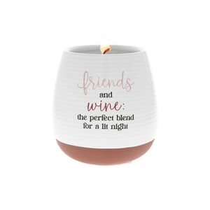 Friends and Wine by UnWined - 14 oz - 100% Soy Wax Reveal Candle
Scent: Tranquility