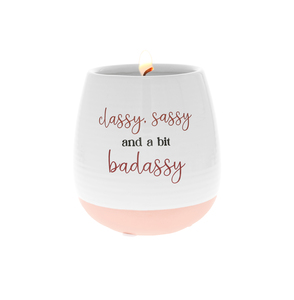 Classy, Sassy, Badassy by UnWined - 14 oz - 100% Soy Wax Reveal Candle
Scent: Tranquility