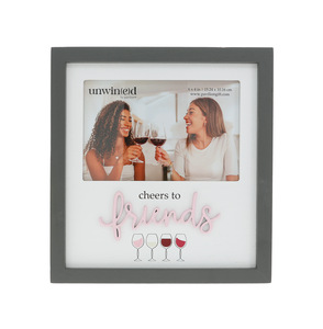 Cheers To Friends by UnWined - 7.75" x 8.25" Frame
(Holds 6" x 4" Photo)