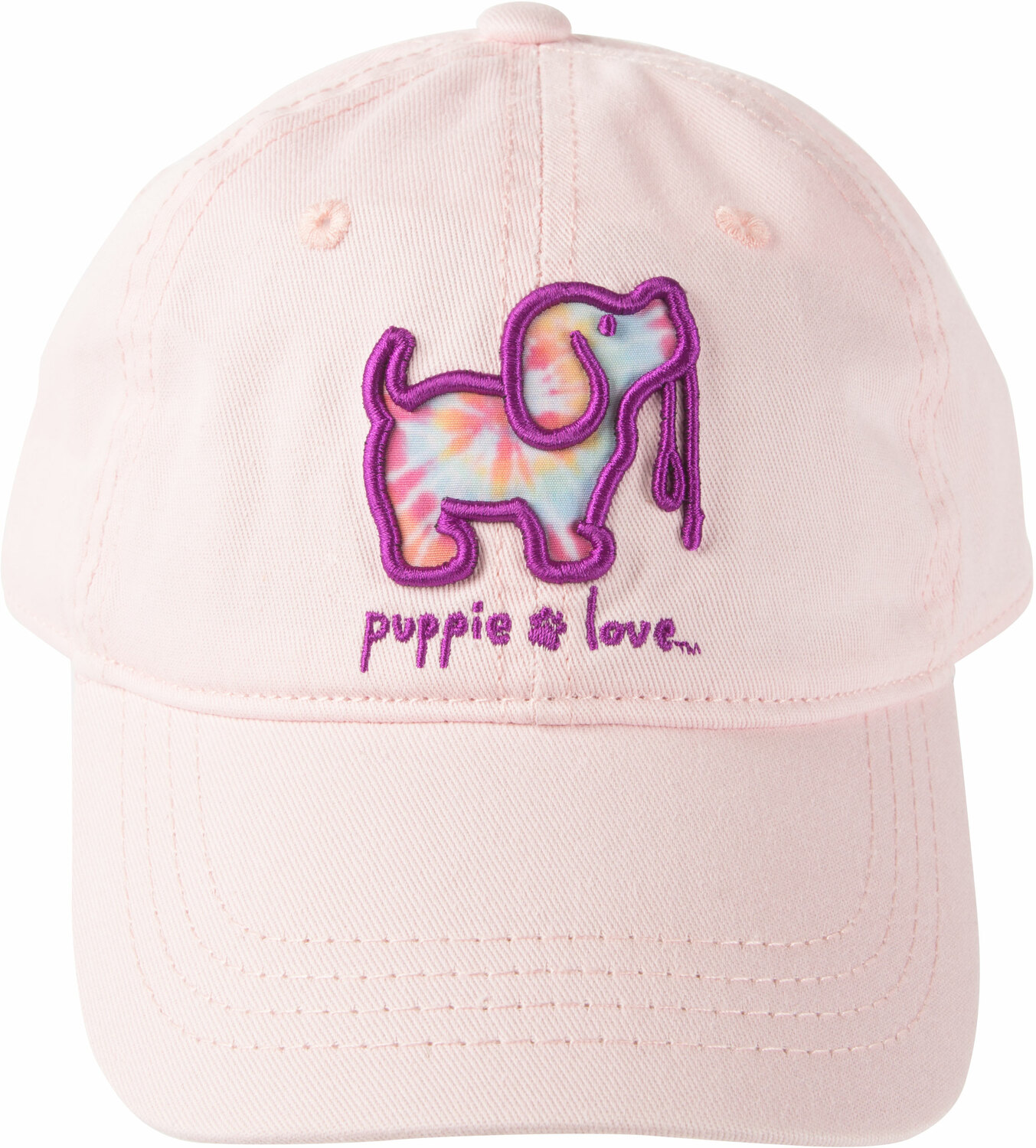 Tie Dye by Puppie Love - Tie Dye - Light Pink Adjustable Hat