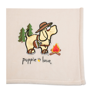 Camping by Puppie Love - 50" x 60" Blanket