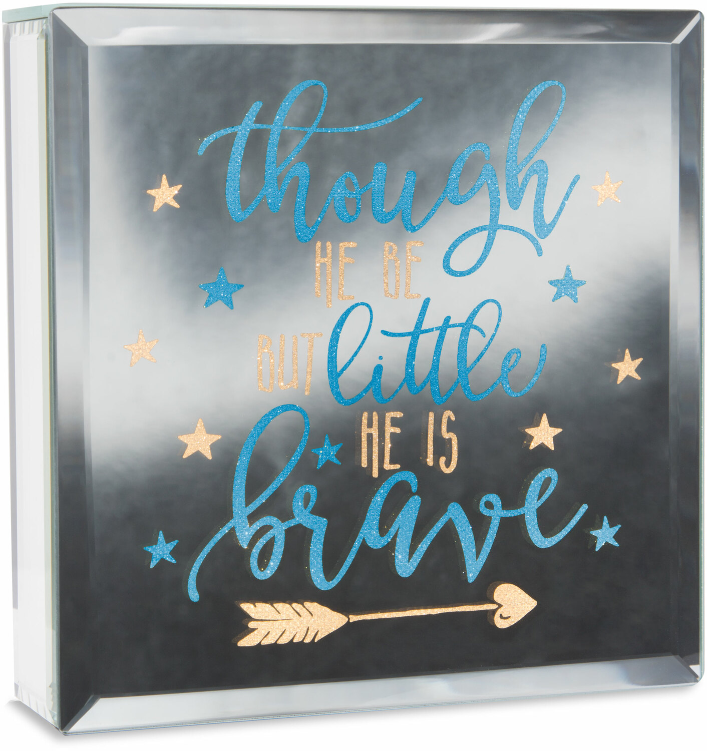 Brave by Reflections of You - Brave - 6" Lit-Mirrored Plaque