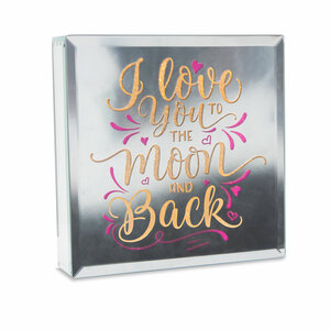 Love by Reflections of You - 6" Lit-Mirrored Plaque