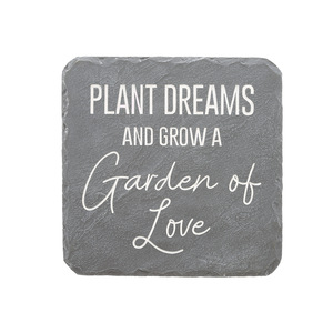 Garden of Love by Stones with Stories - 7.75" x 7.75" Garden Stone