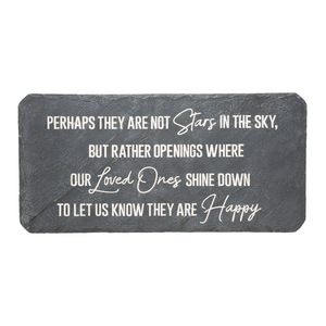 Stars in the Sky by Stones with Stories - 16" x 7.75" Garden Stone