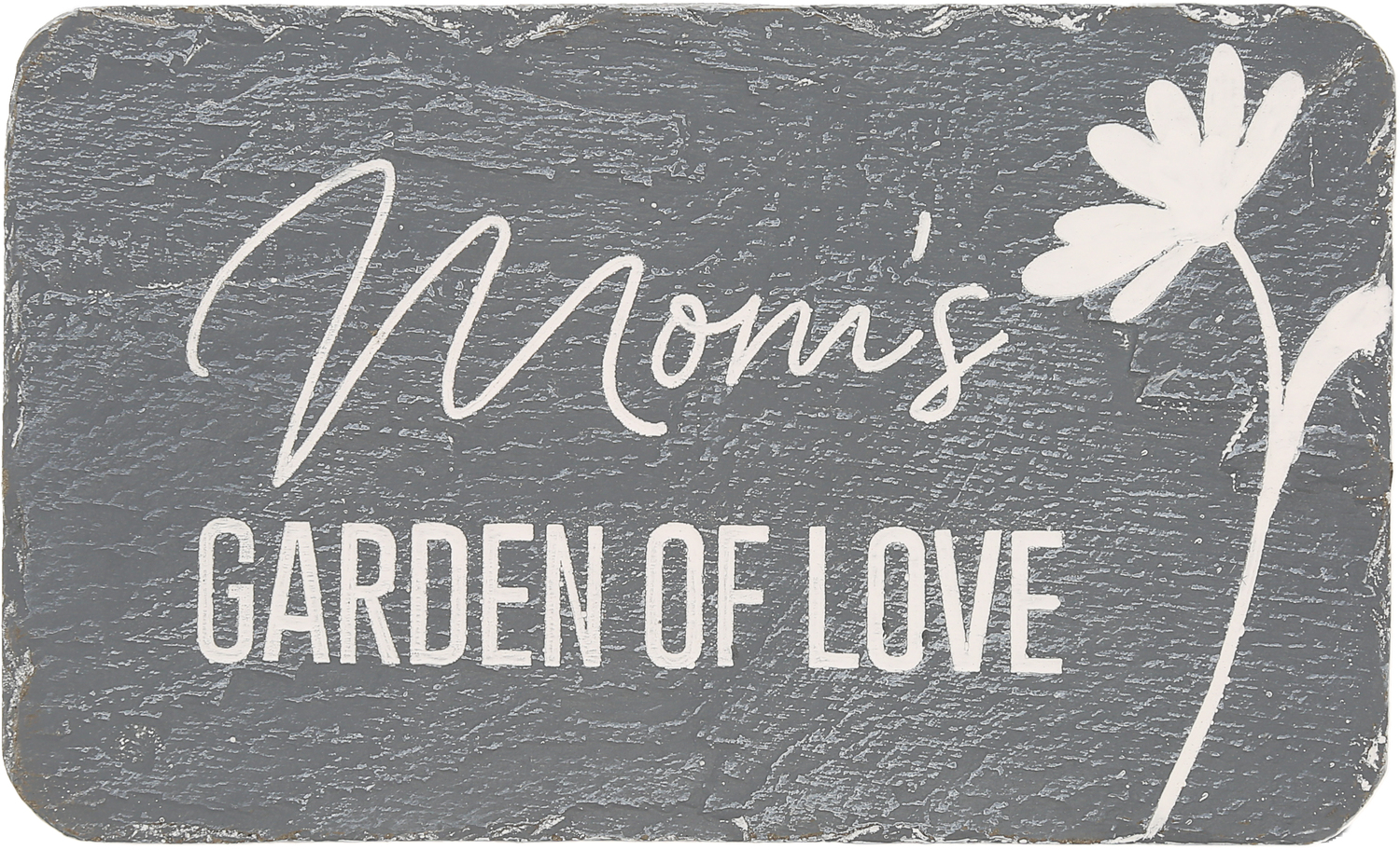 Mom’s Garden by Stones with Stories - Mom’s Garden - 7" x 4.25" Garden Stone