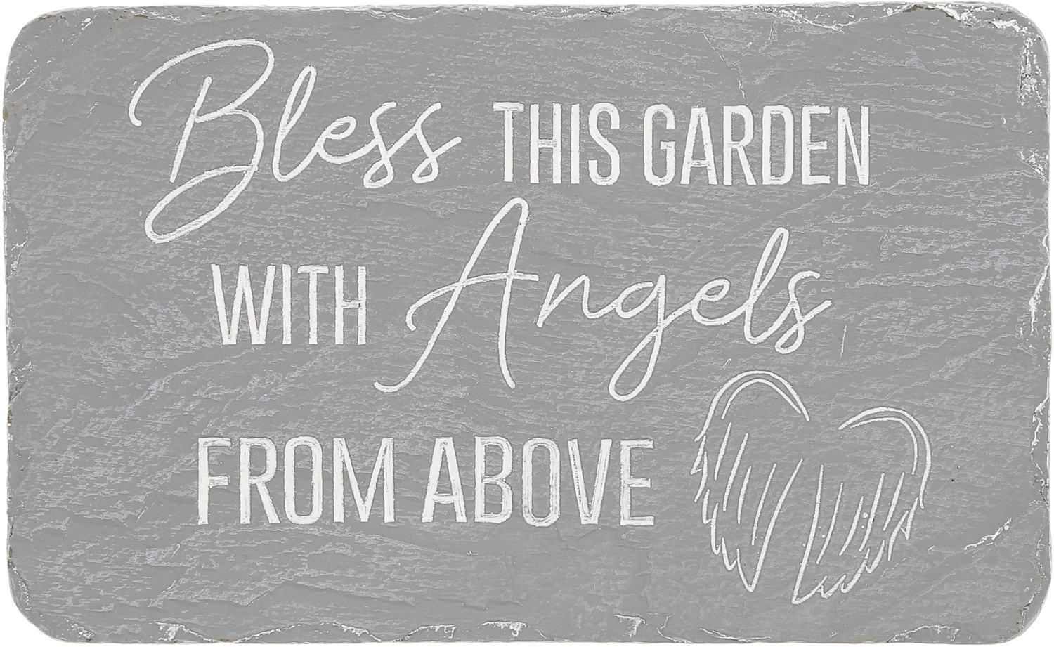 Angels from Above by Stones with Stories - Angels from Above - 7" x 4.25" Garden Stone