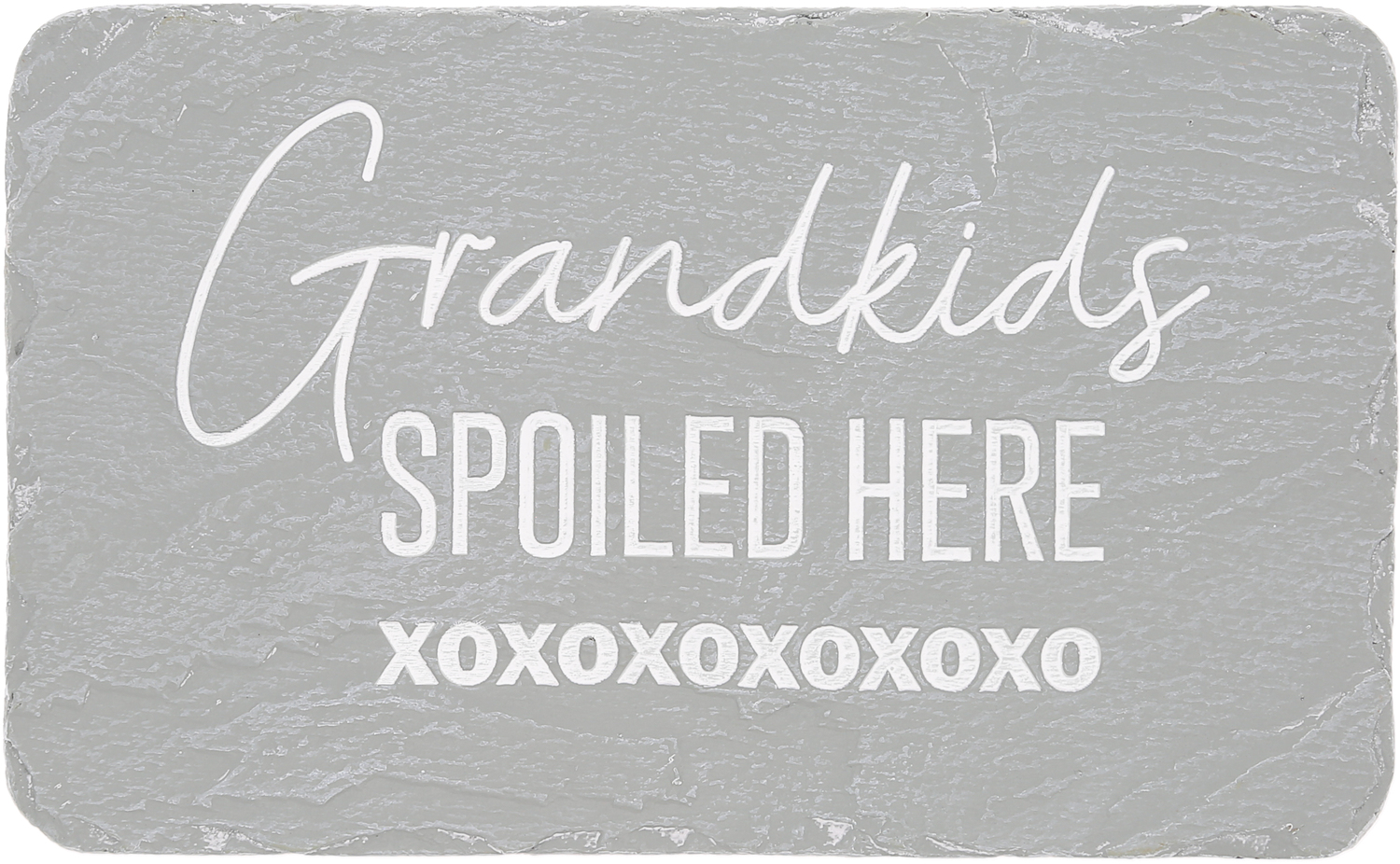 Spoiled Grandkids by Stones with Stories - Spoiled Grandkids - 7" x 4.25" Garden Stone