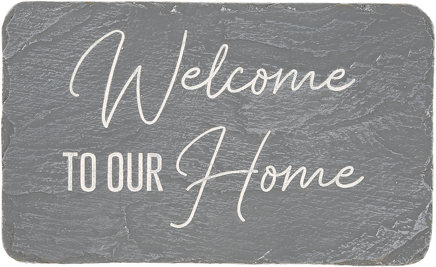 Welcome by Stones with Stories - Welcome - 7" x 4.25" Garden Stone