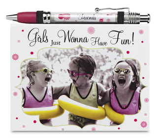 Girls Just Wanna Have Fun by Candidly...LOL - Notepad & Banner Pen Set