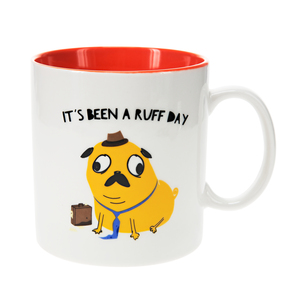 Pug by Fugly Friends - 17 oz Mug