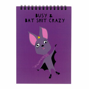 Busy & Crazy by Fugly Friends - 5" X 7" Notepad