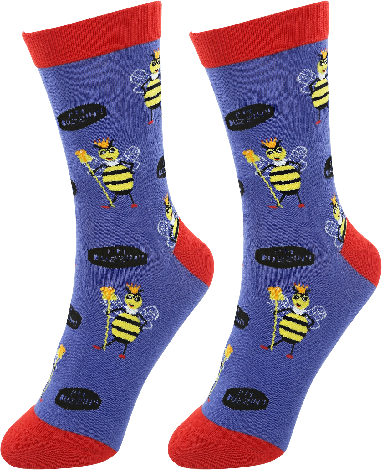 Buzz Off by Fugly Friends - Buzz Off - S/M Unisex Cotton Blend Sock