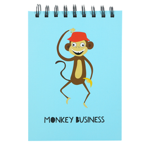 Monkey Business by Fugly Friends - 5" X 7" Notepad