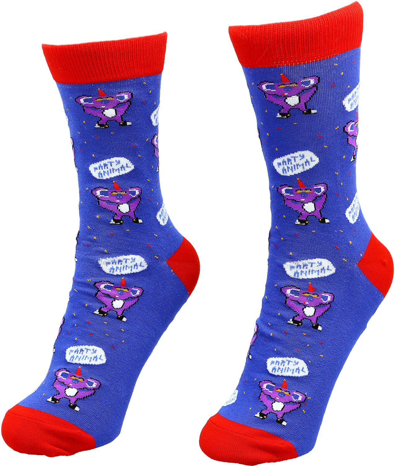 Party by Fugly Friends - Party - S/M Unisex Cotton Blend Sock