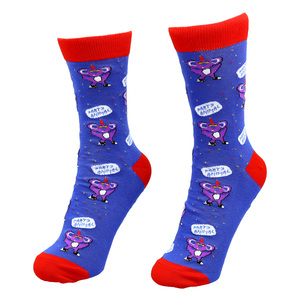 Party by Fugly Friends - S/M Unisex Cotton Blend Sock