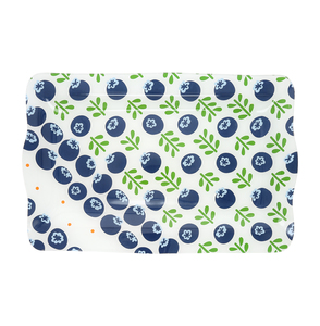 Blueberries by Fruitful Livin' - 16.75" x 11" Glass Serving Tray