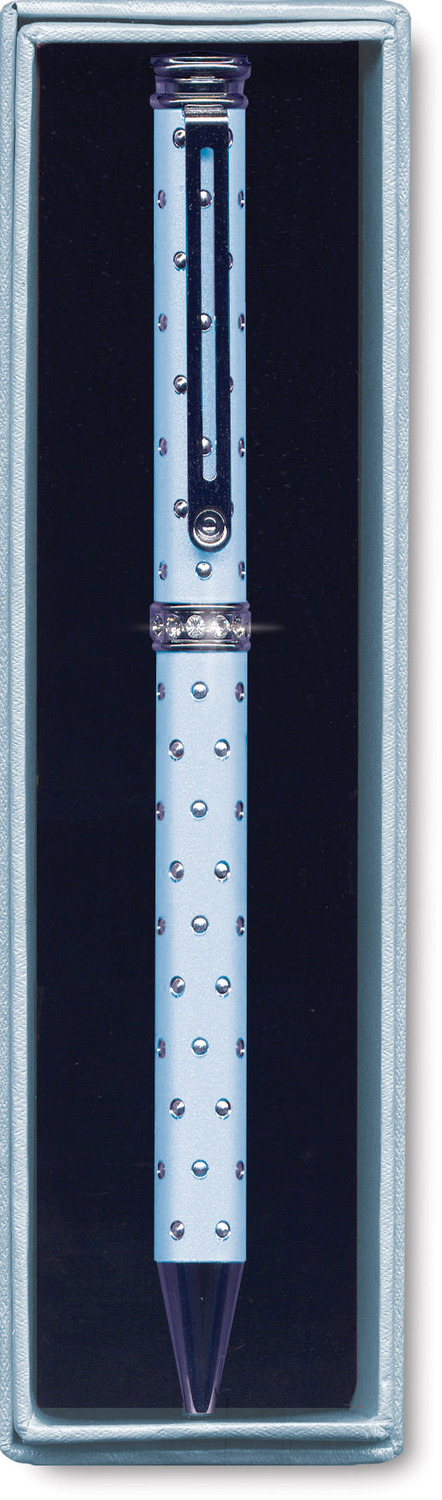 Blue Dazzle Pen with Gems by Pens with Gems - Blue Dazzle Pen with Gems - 5.5" Pen