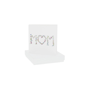 Mom by Crumble and Core - 7mm Sterling Silver Heart Stud Earrings