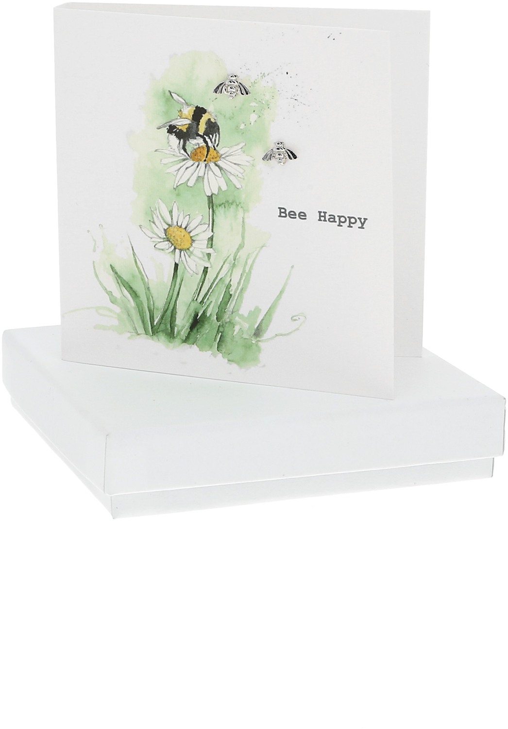 Bee Happy by Crumble and Core - Bee Happy - 6mm Sterling Silver Bee Stud Earrings