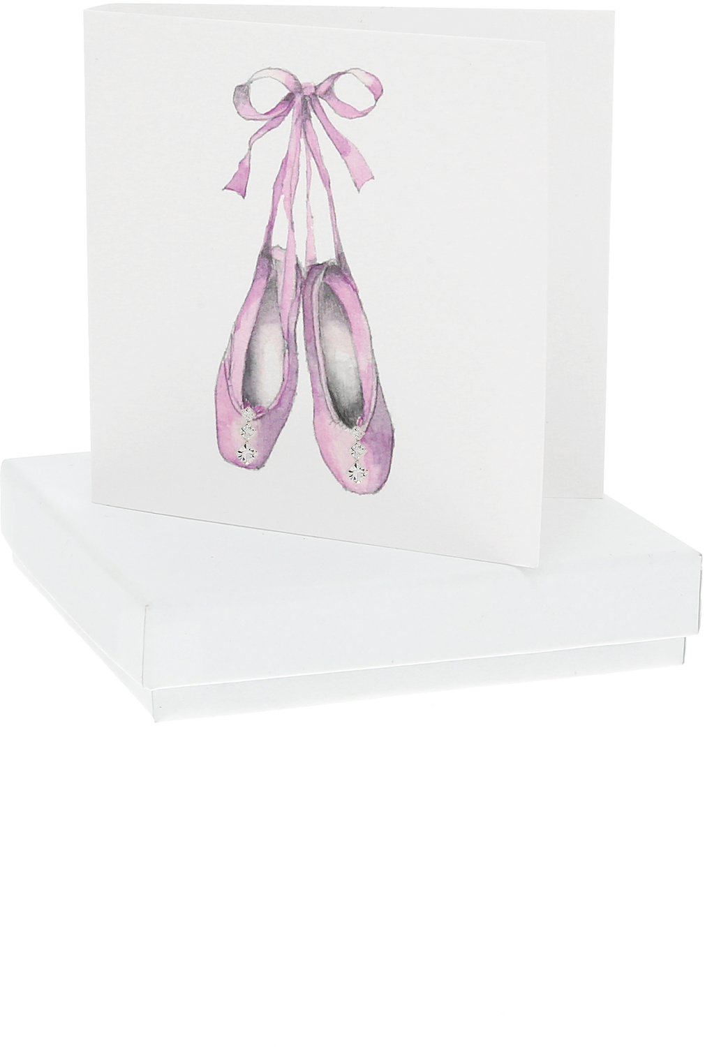 Ballet Shoes by Crumble and Core - Ballet Shoes - 10mm Sterling Silver Cubic Zirconia Drop Earrings