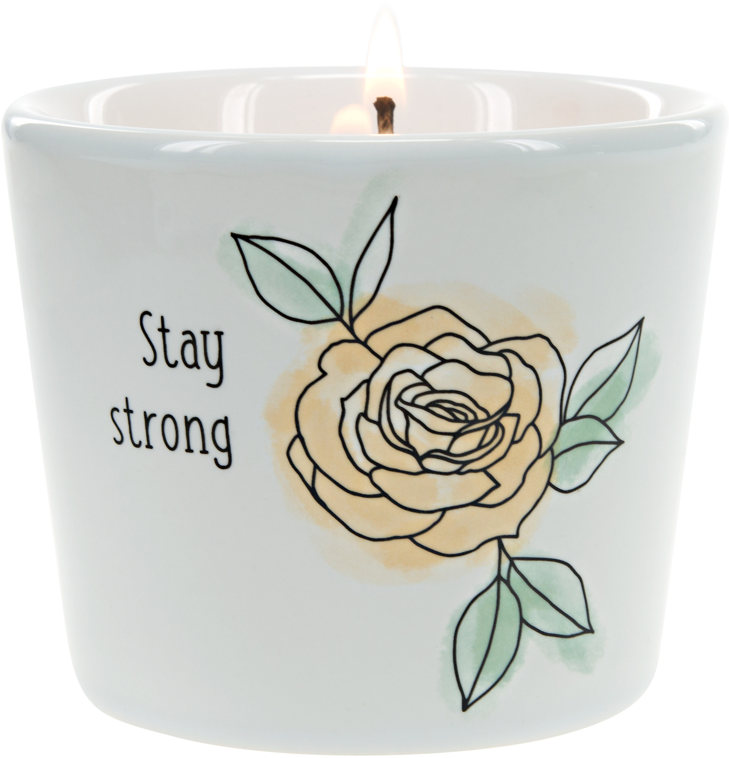 Stay Strong by Faith Hope and Healing - Stay Strong - 8 oz - 100% Soy Wax Candle Scent: Tranquility