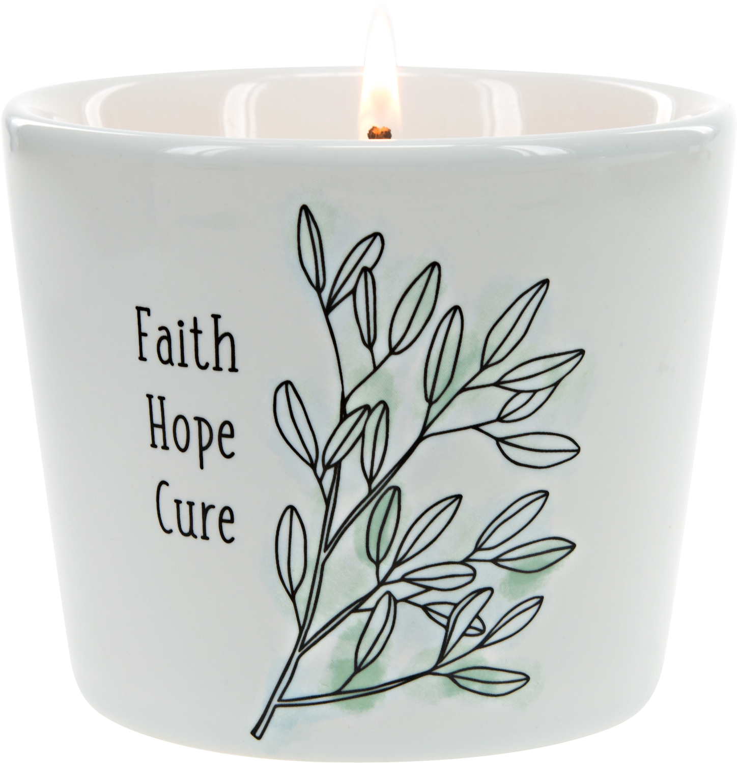 Faith Hope Cure by Faith Hope and Healing - Faith Hope Cure - 8 oz - 100% Soy Wax Candle Scent: Tranquility
