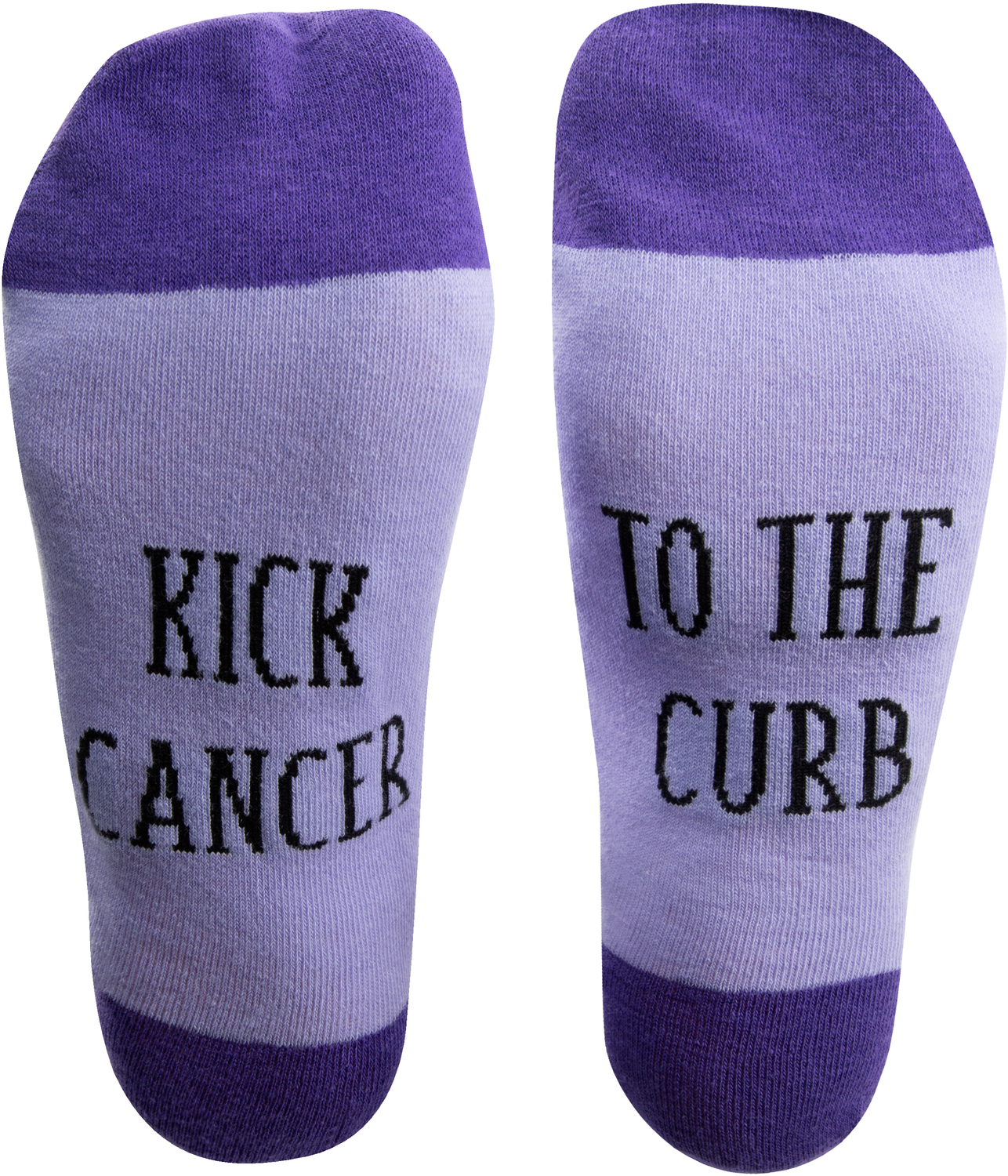 Kick Cancer by Faith Hope and Healing - Kick Cancer - S/M Unisex Sock