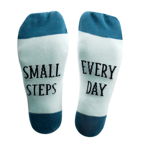 Small Steps by Faith Hope and Healing - S/M Unisex Sock