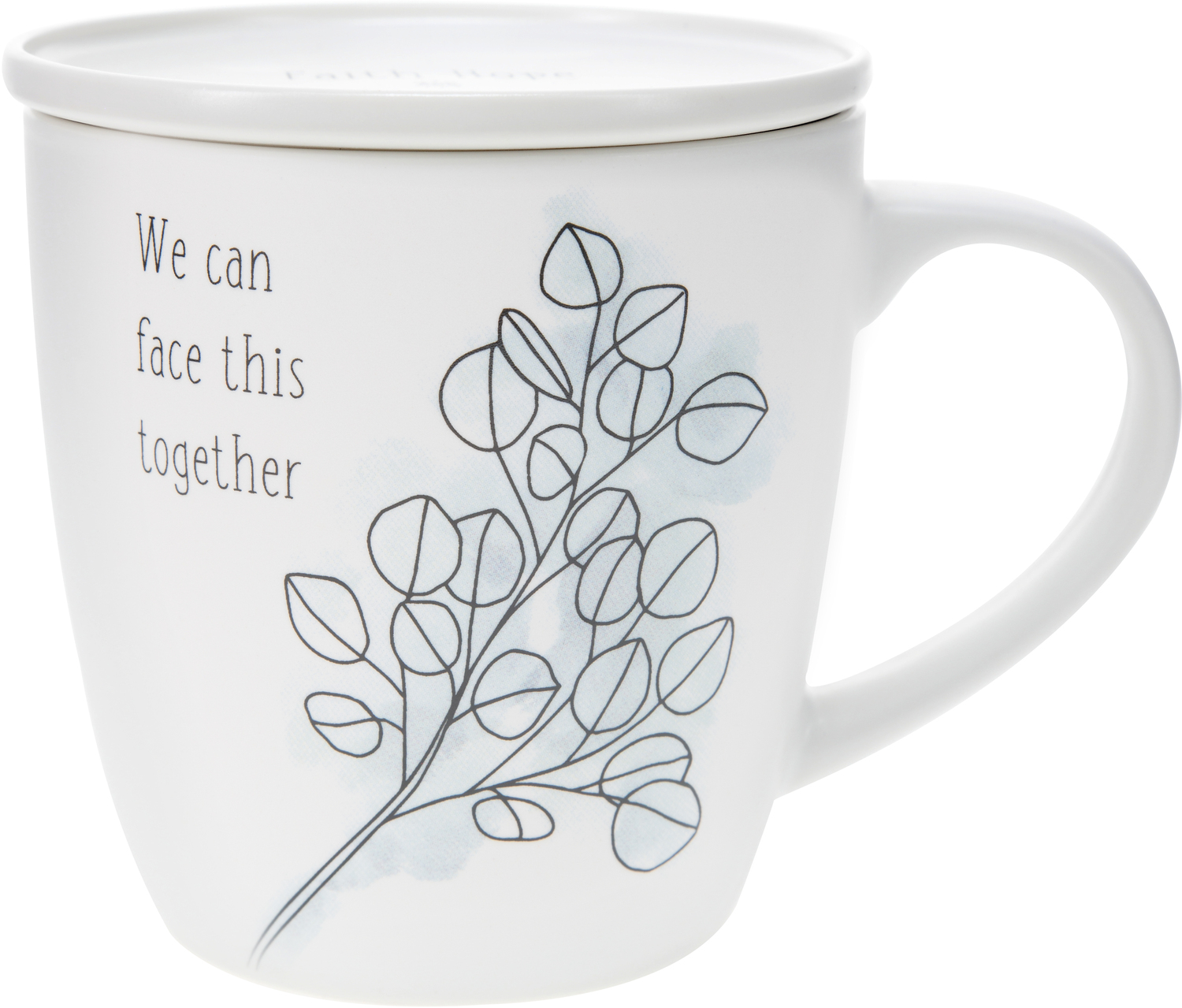 Face This Together by Faith Hope and Healing - Face This Together - 17 oz Cup with Coaster Lid